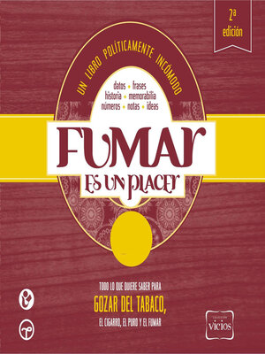 cover image of Fumar es un placer